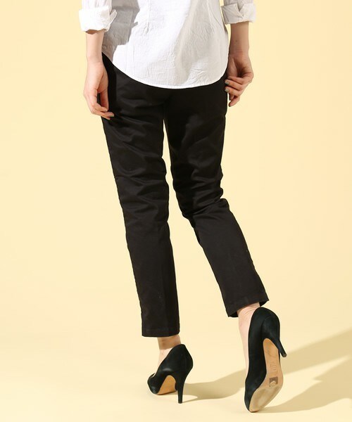 Johnbull Private labo（ジョンブルプライベートラボ）の「【新色追加！】3/4トラウザー（チノパンツ・レディース・ホワイト/ブラック/カーキ/ダークグリーン/グレー・X-SMALL/SMALL/MEDIUM/LARGE）」の14枚目の写真