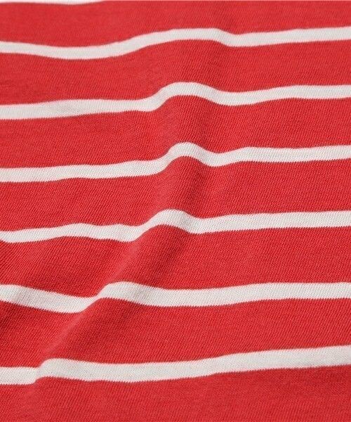 Johnbull Private labo（ジョンブルプライベートラボ）の「ボーダーVネックTシャツ（Tシャツ/カットソー・メンズ・ホワイト/ブラック/レッド・SMALL/MEDIUM/LARGE）」の11枚目の写真