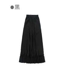 Bobon21 | 裾フラワーレースワイドパンツ-全２色-(その他パンツ)