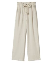 GRL | 縄紐ベルト付リネン混ワイドパンツ(その他パンツ)
