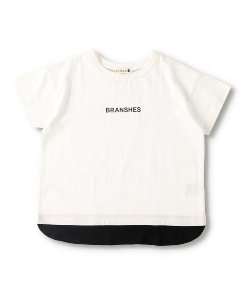 Branshes ブランシェス の 重ね着風半袖tシャツ Tシャツ カットソー Wear