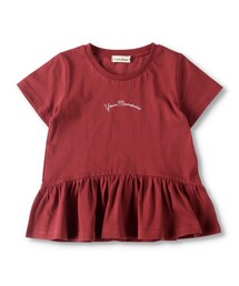 BRANSHES | 【WEB限定】裾フリル半袖Tシャツ(Tシャツ/カットソー)