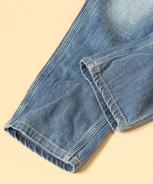 Johnbull Private labo（ジョンブルプライベートラボ）の「3/4ワークジーンズ（デニムパンツ・レディース・ブルー・X-SMALL/SMALL/MEDIUM/LARGE）」の10枚目の写真