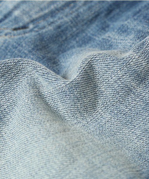 Johnbull Private labo（ジョンブルプライベートラボ）の「3/4ワークジーンズ（デニムパンツ・レディース・ブルー・X-SMALL/SMALL/MEDIUM/LARGE）」の14枚目の写真