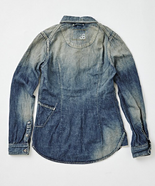 Johnbull Private labo（ジョンブルプライベートラボ）の「ルードワークシャツ（シャツ/ブラウス・レディース・インディゴブルー・SMALL/MEDIUM）」の12枚目の写真