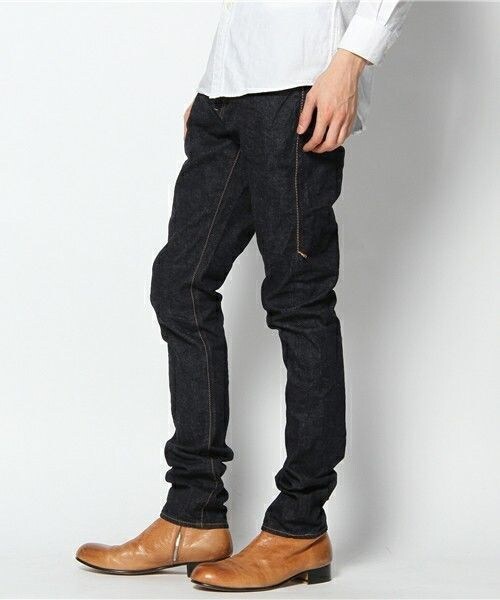 Johnbull Private labo(ジョンブルプライベートラボ)の「スリムデニムパンツ(デニムパンツ・メンズ・インディゴブルー・27inch/28inch/29inch/30inch/31inch/32inch/33inch/34inch)」の3枚目の写真