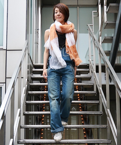 Johnbull Private labo（ジョンブルプライベートラボ）の「フレンチサロペット（サロペット/オーバーオール・レディース・インディゴブルー・SMALL/MEDIUM/LARGE/LL）」の2枚目の写真