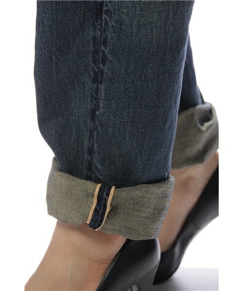 Johnbull Private labo（ジョンブルプライベートラボ）の「サスペンダーワークパンツ（デニムパンツ・レディース・インディゴブルー・X-SMALL/SMALL/MEDIUM）」の9枚目の写真