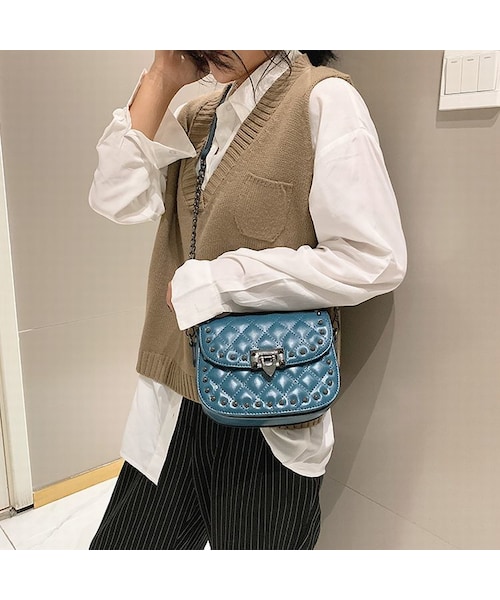 no brand（ノーブランド）の「スクエアバッグ ミニバッグ