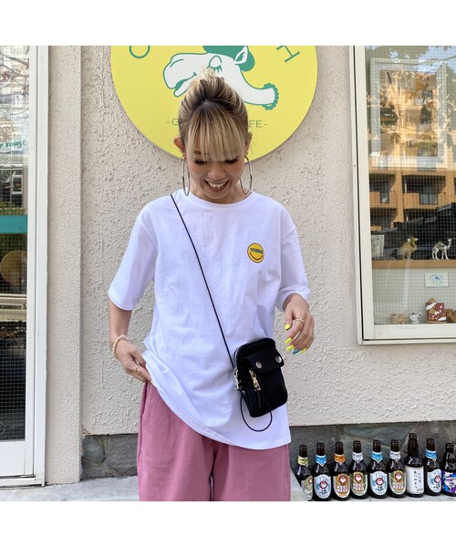 no brand（ノーブランド）の「サラサラT｢にこにこさん｣#3001（Tシャツ/カットソー・レディース・その他）」の5枚目の写真