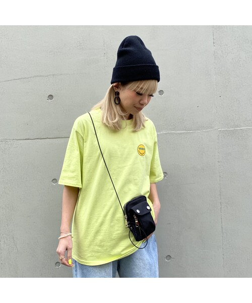 no brand（ノーブランド）の「サラサラT｢にこにこさん｣#3001（Tシャツ/カットソー・レディース・その他）」の2枚目の写真