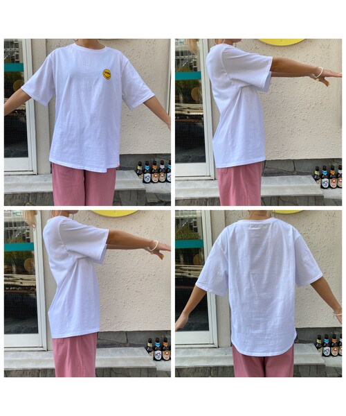 no brand（ノーブランド）の「サラサラT｢にこにこさん｣#3001（Tシャツ/カットソー・レディース・その他）」の12枚目の写真