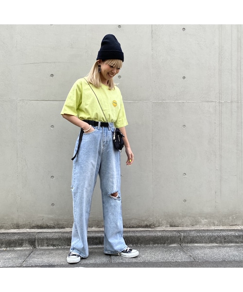 no brand（ノーブランド）の「サラサラT｢にこにこさん｣#3001（Tシャツ/カットソー・レディース・その他）」の11枚目の写真
