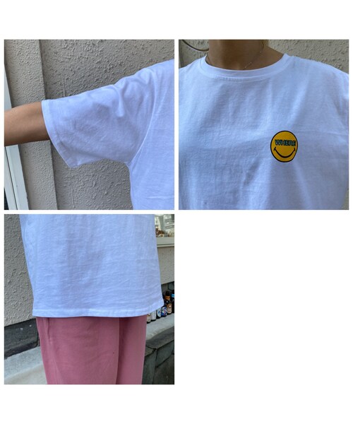 no brand（ノーブランド）の「サラサラT｢にこにこさん｣#3001（Tシャツ/カットソー・レディース・その他）」の13枚目の写真