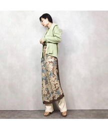 USED | Pistachio color ensemble tops-1030-4(Tシャツ/カットソー)