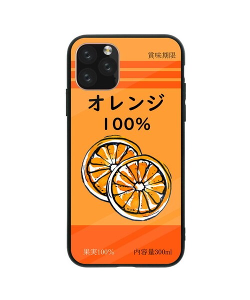 No Brand ノーブランド の Iphone ラウンドタイプ ハイブリッドケース オレンジジュース オレンジ パッケージ おもしろい Btob Tpgm11 06 スマホケース カバー Wear