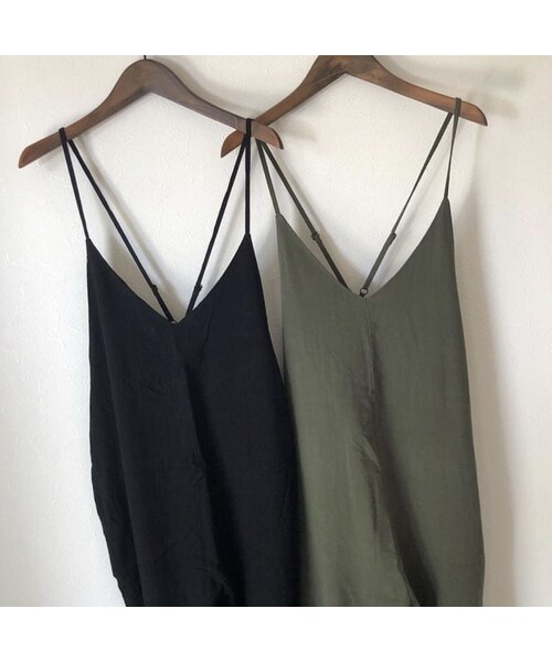 copine（コピン）の「8月18日再々荷！大人気シリーズ！レーヨン×麻！ゆったりシンプルサロペット(2color)【クリックポスト対象商品】（サロペット/オーバーオール・レディース・その他）」の14枚目の写真