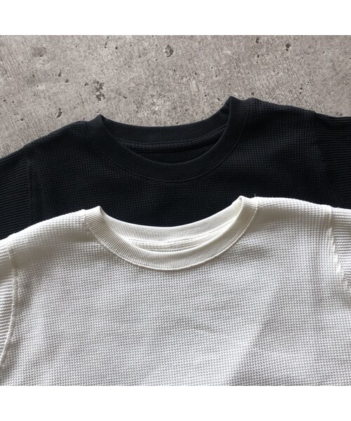 copine（コピン）の「再入荷！着回し力抜群！袖リブワッフルプルオーバー(2color)【クリックポスト対象商品】（Tシャツ/カットソー・レディース・その他）」の13枚目の写真
