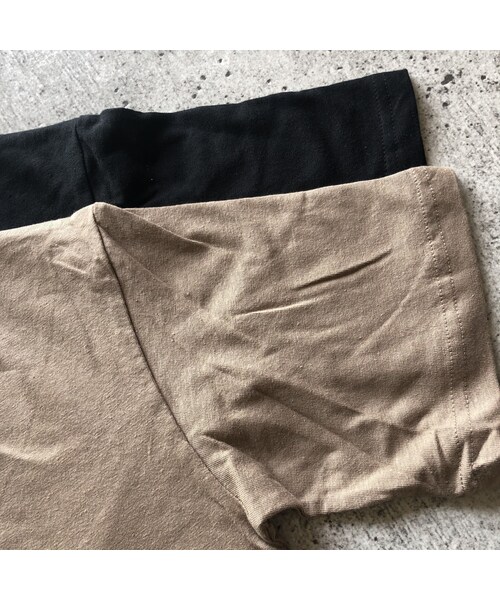 copine（コピン）の「5分袖バックロング綿麻Tシャツ(2color)【クリックポスト対象商品】（Tシャツ/カットソー・レディース・その他）」の14枚目の写真