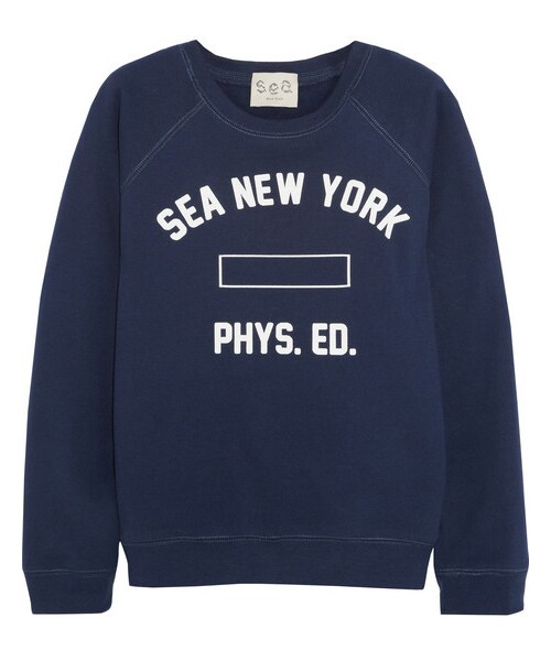 SEA（シー）の「SEA Cotton-blend jersey sweatshirt（スウェット）」 - WEAR