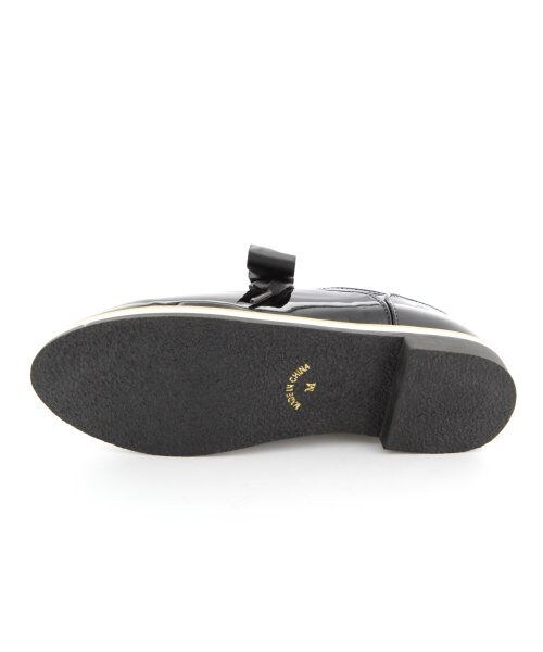 LEPSIM(レプシィム)の「BIGリボン2WAYシューズ(シューズ・レディース・エナメルブラック/グリッターシルバー・M(23-23.5)/L(24-24.5))」の6枚目の写真