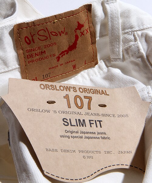 orSlow（オアスロウ）の「IVY FIT DENIM107 SLIM FIT WHITE（パンツ・メンズ・ホワイト・S/M）」の10枚目の写真