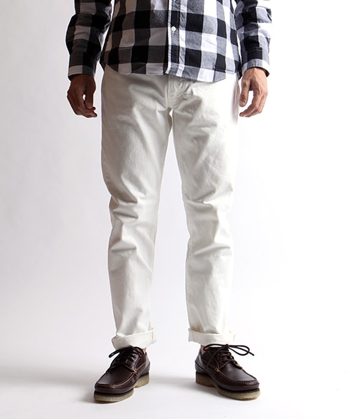 orSlow（オアスロウ）の「IVY FIT DENIM107 SLIM FIT WHITE（パンツ・メンズ・ホワイト・S/M）」の13枚目の写真