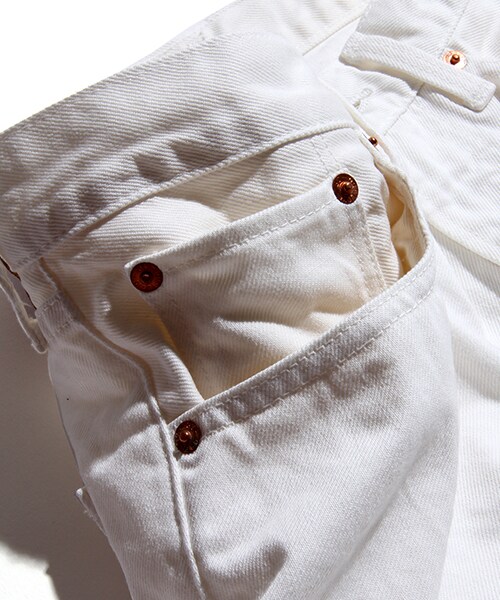 orSlow（オアスロウ）の「IVY FIT DENIM107 SLIM FIT WHITE（パンツ・メンズ・ホワイト・S/M）」の5枚目の写真