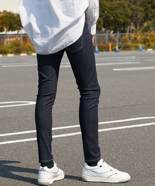 LIDNM（リドム）の「ISKO HI-STRETCH SKINNY（デニムパンツ・メンズ・ブルー系・27/29/31）」の7枚目の写真