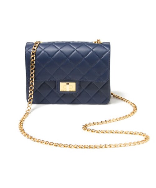 LE JUN（ルジュン）の「【DESIGN INVERSO】マトラッセバッグ（バッグ・レディース・ブラック/チャコール/ベージュ/カーキ/ブルー・F）」の6枚目の写真