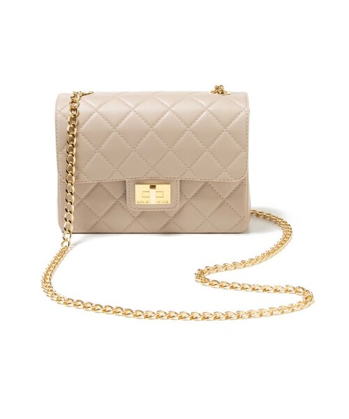 LE JUN（ルジュン）の「【DESIGN INVERSO】マトラッセバッグ（バッグ・レディース・ブラック/チャコール/ベージュ/カーキ/ブルー・F）」の3枚目の写真