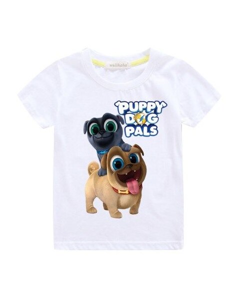 No Brand ノーブランド の パグパグアドベンチャー 子供 Tシャツ キッズ アニメグッズ ホワイト Tシャツ カットソー Wear