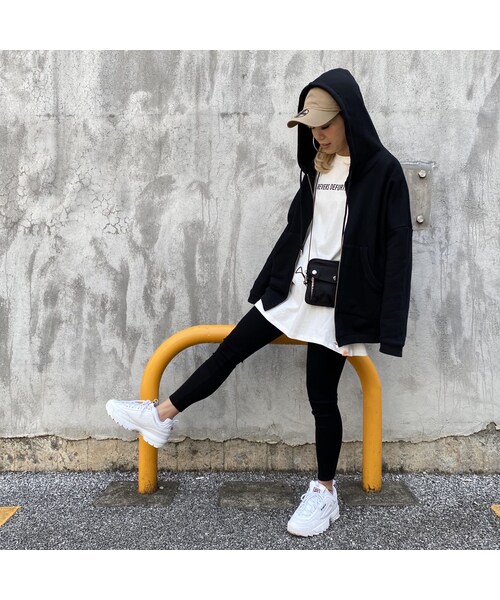 no brand（ノーブランド）の「ミニ裏ちょいワイドスリーブZIPパーカー#7056（パーカー・レディース・その他）」の11枚目の写真