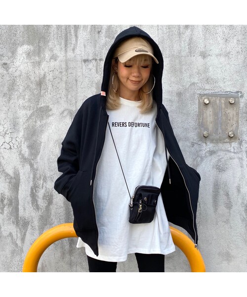no brand（ノーブランド）の「ミニ裏ちょいワイドスリーブZIPパーカー#7056（パーカー・レディース・その他）」の10枚目の写真