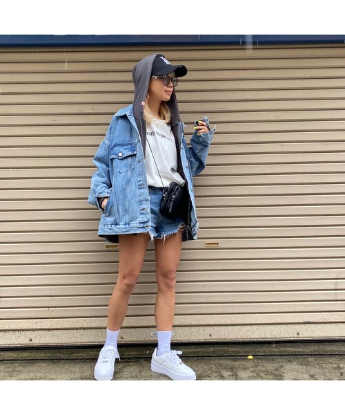 no brand（ノーブランド）の「ミニ裏ちょいワイドスリーブZIPパーカー#7056（パーカー・レディース・その他）」の9枚目の写真