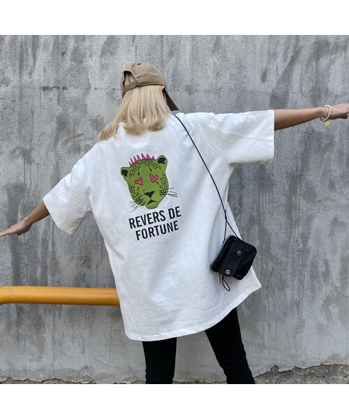 no brand（ノーブランド）の「なめらかBIGT｢トラくん｣#9926（Tシャツ/カットソー・レディース・その他）」の7枚目の写真