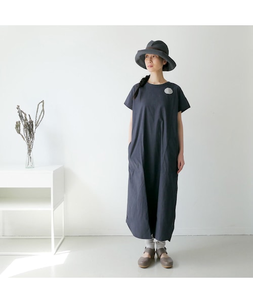 mature ha.（マチュア）の「mature ha. |  マチュアーハ  | BOXHAT 11cm brim | MBOXｰ101  | チャコール×ダークブラウン（ハット・レディース・その他）」の7枚目の写真