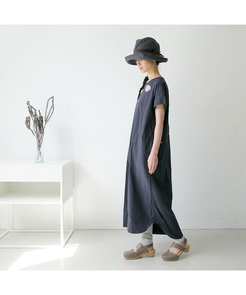 mature ha.（マチュア）の「mature ha. |  マチュアーハ  | BOXHAT 11cm brim | MBOXｰ101  | チャコール×ダークブラウン（ハット・レディース・その他）」の9枚目の写真