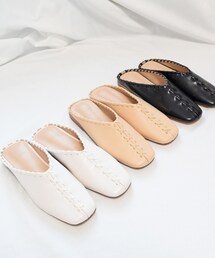 no brand | 【Marient Online Store】Lace-up slippers(その他シューズ)