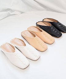 no brand | 【Marient Online Store】Lace-up slippers(その他シューズ)
