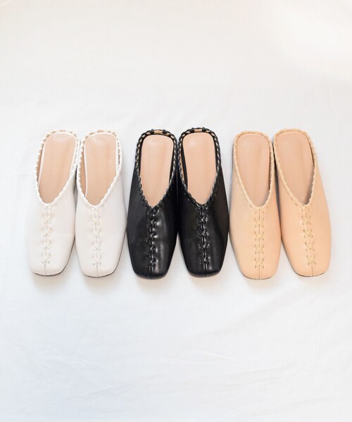 no brand（ノーブランド）の「Lace-up slippers（その他シューズ・レディース・その他）」の2枚目の写真