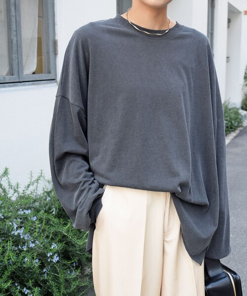 no brand（ノーブランド）の「ヴィンテージオーバーロンTee（Tシャツ/カットソー・レディース・その他）」の3枚目の写真