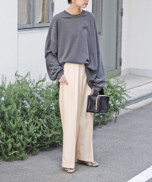 no brand（ノーブランド）の「ヴィンテージオーバーロンTee（Tシャツ/カットソー・レディース・その他）」の2枚目の写真