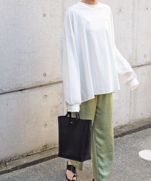 no brand（ノーブランド）の「ヴィンテージオーバーロンTee（Tシャツ/カットソー・レディース・その他）」の8枚目の写真