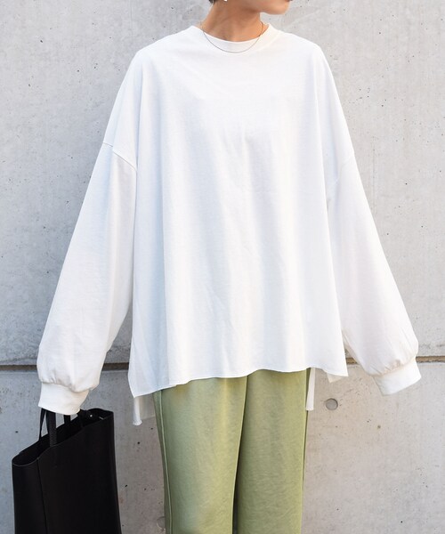 no brand（ノーブランド）の「ヴィンテージオーバーロンTee（Tシャツ/カットソー・レディース・その他）」の7枚目の写真