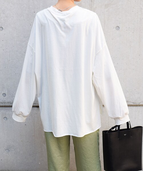 no brand（ノーブランド）の「ヴィンテージオーバーロンTee（Tシャツ/カットソー・レディース・その他）」の9枚目の写真