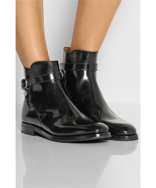 Church's（チャーチ）の「Church's Merthyr glossed-leather ankle boots（ブーツ・レディース・Black・IT35.5/IT36/IT36.5/IT37.5/IT38/IT38.5/IT39/IT39.5/IT40/IT40.5/IT41/IT35）」の2枚目の写真