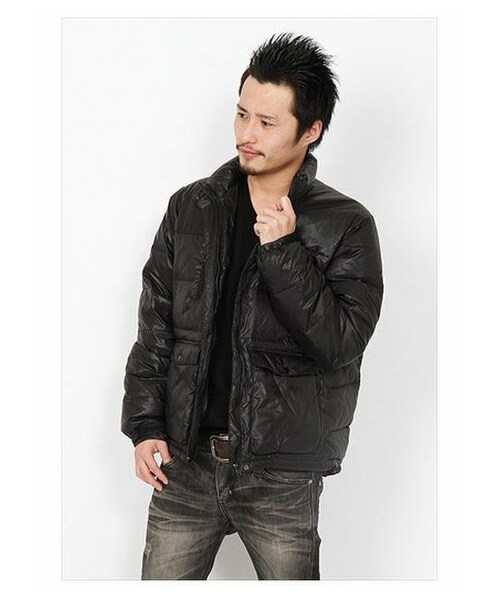 LIP SERVICE ブラック ダウンジャケット リップサービス黒 ダウンジャケット