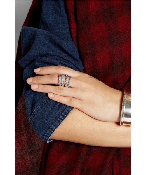 ✨️新品級✨️ ボッテガヴェネタ クリスタルドッツ レディース リング 指輪 BOTTEGA VENETA（ボッテガヴェネタ）の「Bottega Veneta Set of