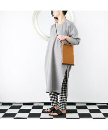 L'Ancre | L'Ancre (アンカー）コクーンスウェットドレス(ワンピース)